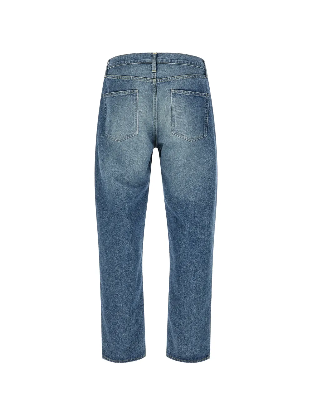 STEIN Ruimvallende jeans met vervaagd effect Blauw