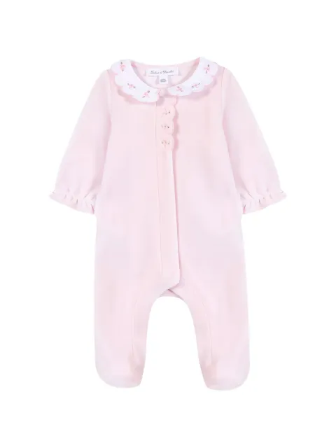 Tartine Et Chocolat embroidered scalloped-trim pajamas