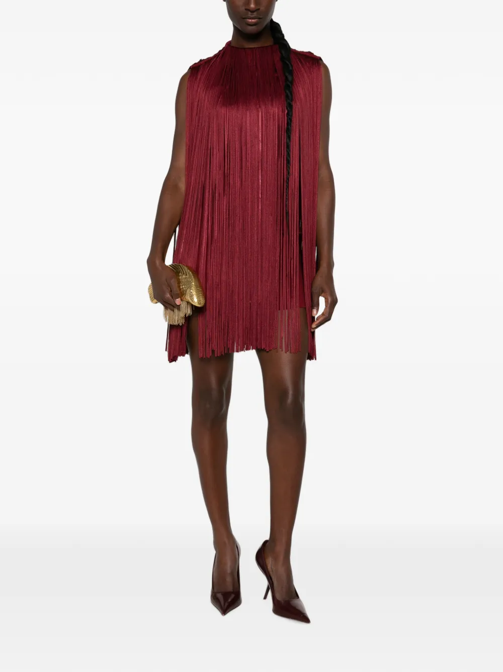 Cult Gaia Monica mini-jurk Rood