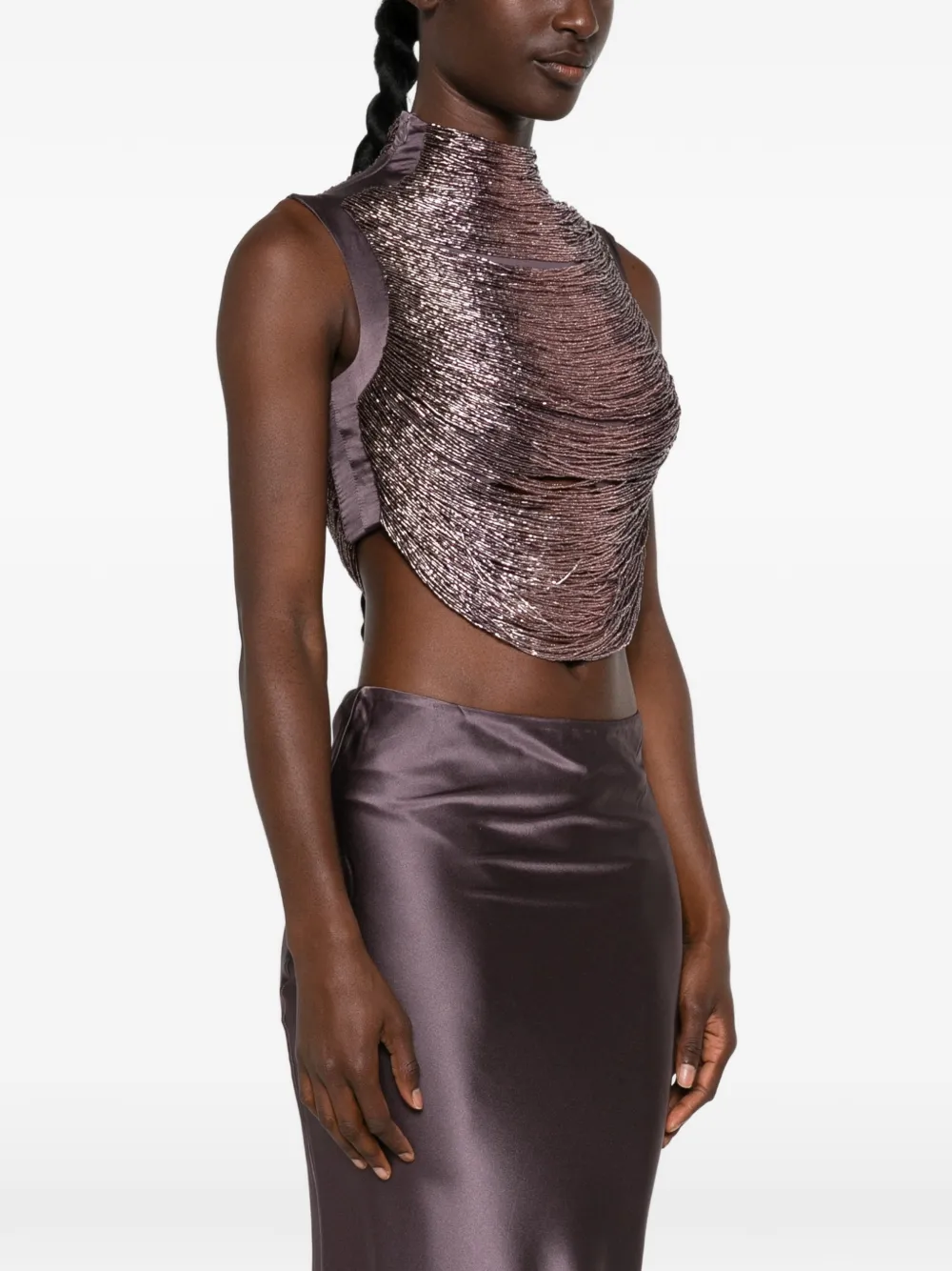 Cult Gaia Taraji top Paars