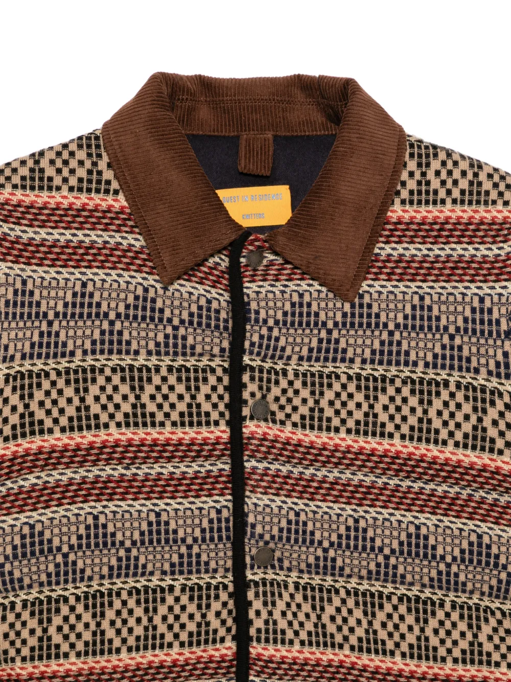 Guest In Residence geometric-pattern jacket Beige