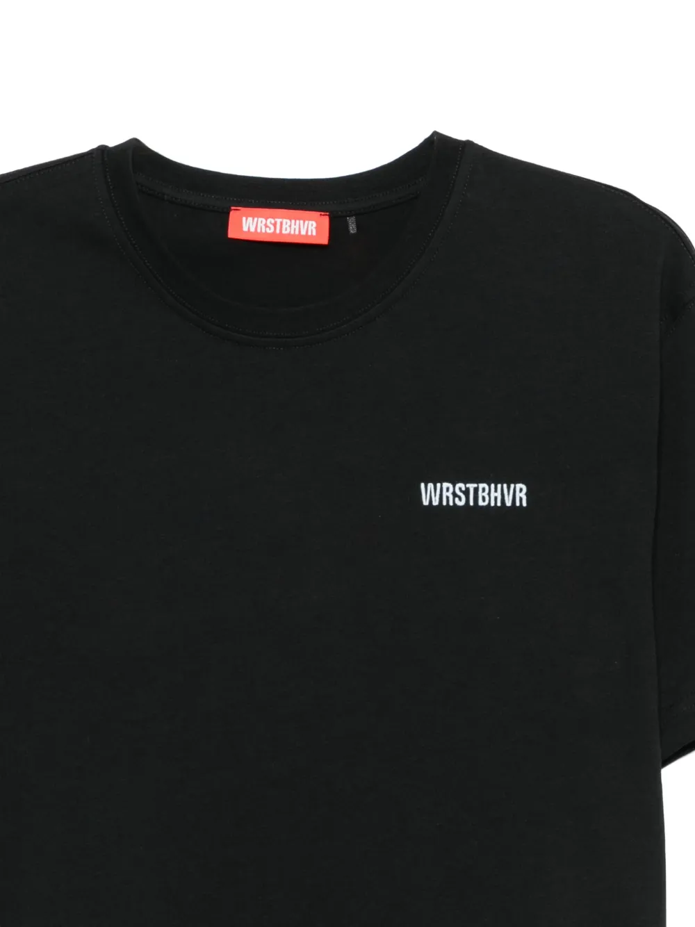 WRSTBHVR Loro T-shirt met logoprint Zwart