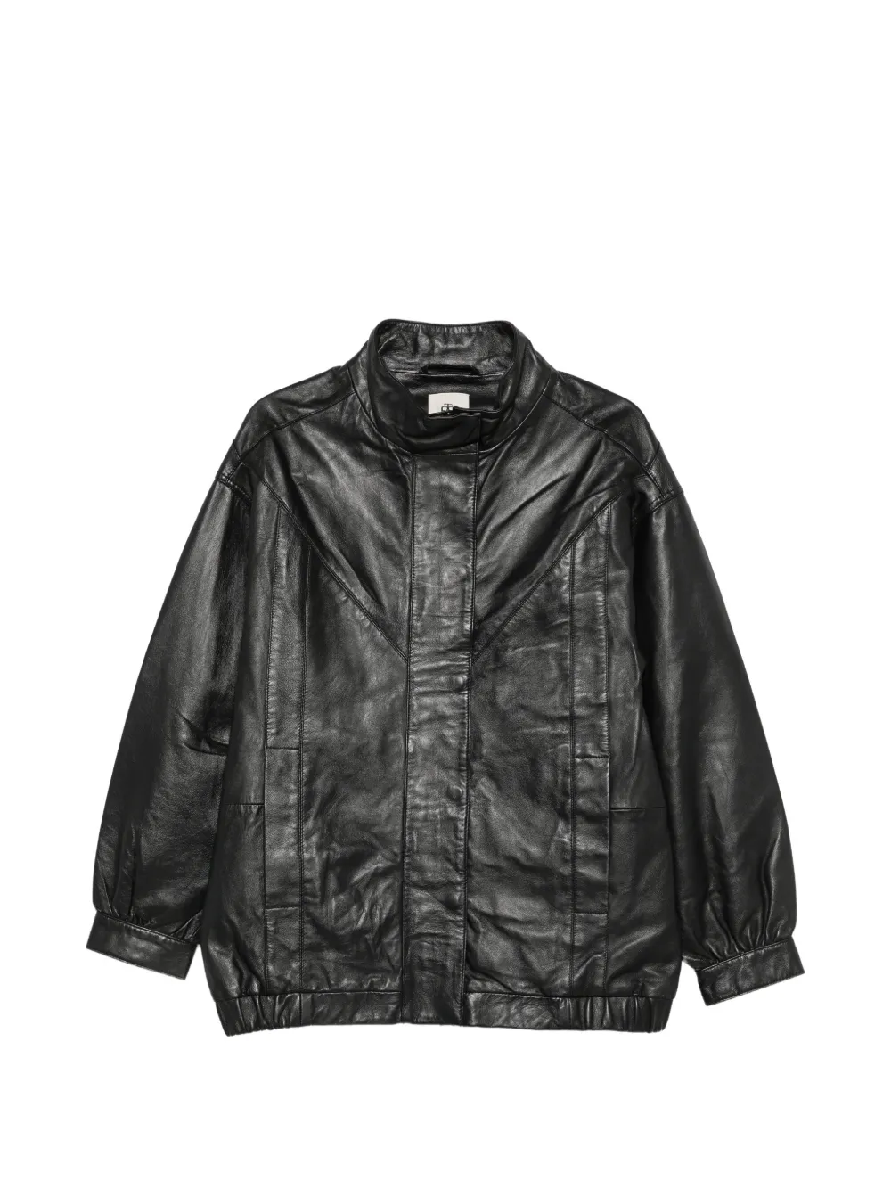 The Garment panelled leather jacket