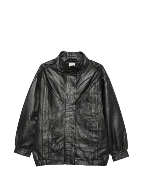 The Garment panelled leather jacket