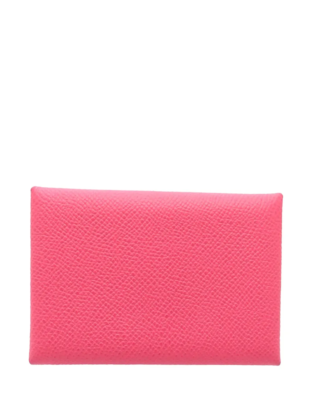 Hermès Pre-Owned 2023 Epsom Calvi Duo card holder - Rosa