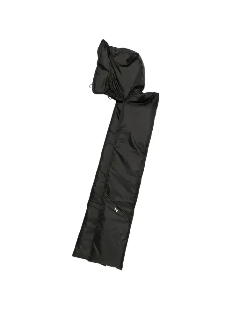 Y-3 padded-design hooded scarf