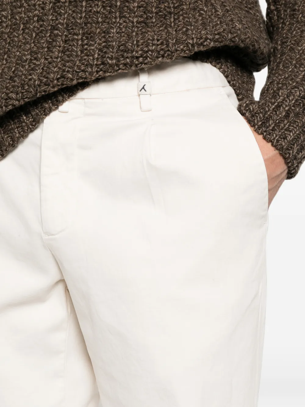 My Myths pleated gabardine trousers Beige