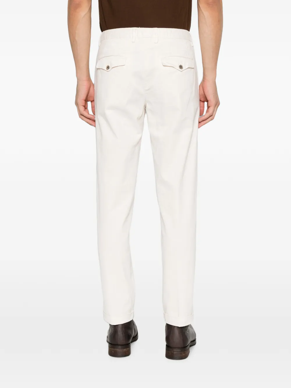 My Myths pleated gabardine trousers Beige