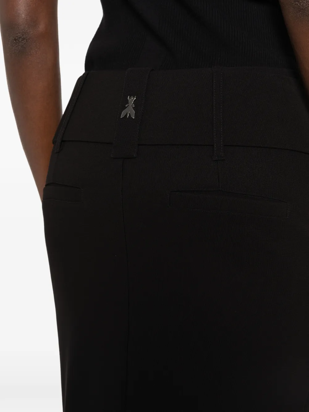 Patrizia Pepe belted pencil midi skirt Zwart