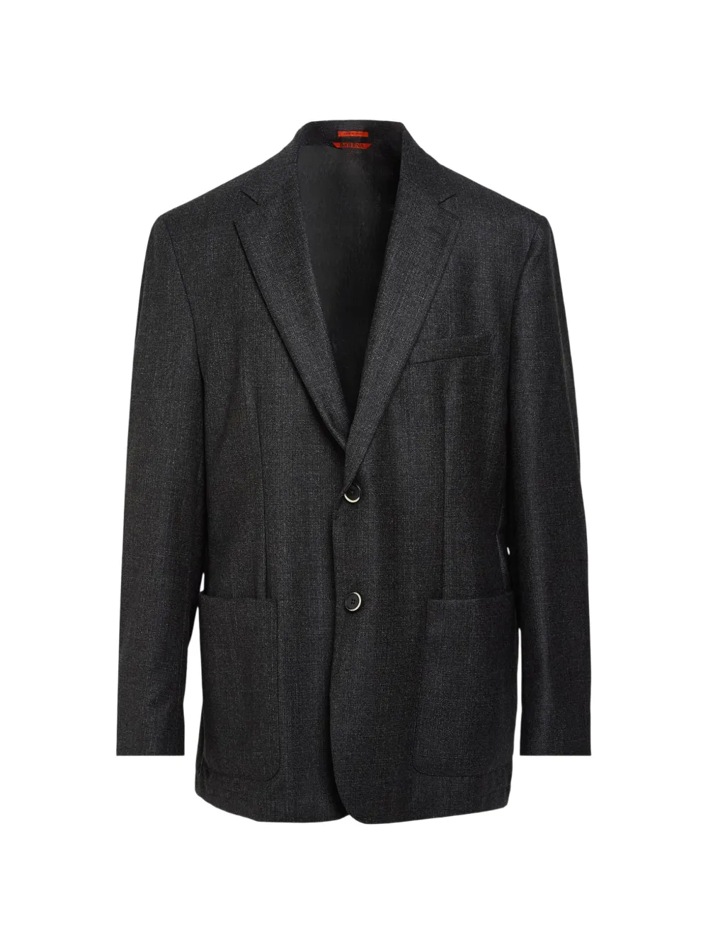 Barena Blazer met enkele rij knopen Grijs