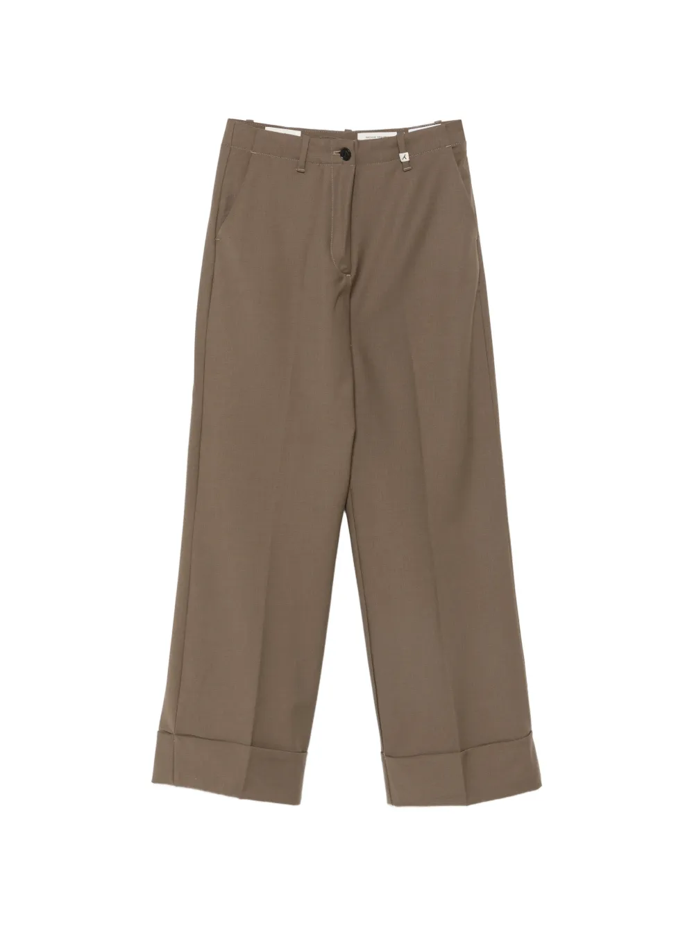 My Myths pressed-crease turned-up trousers