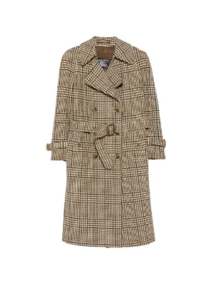 Burberry Car Reversible check-print Coat | Neutrals | FARFETCH