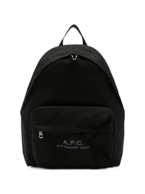 A.P.C. logo-print backpack