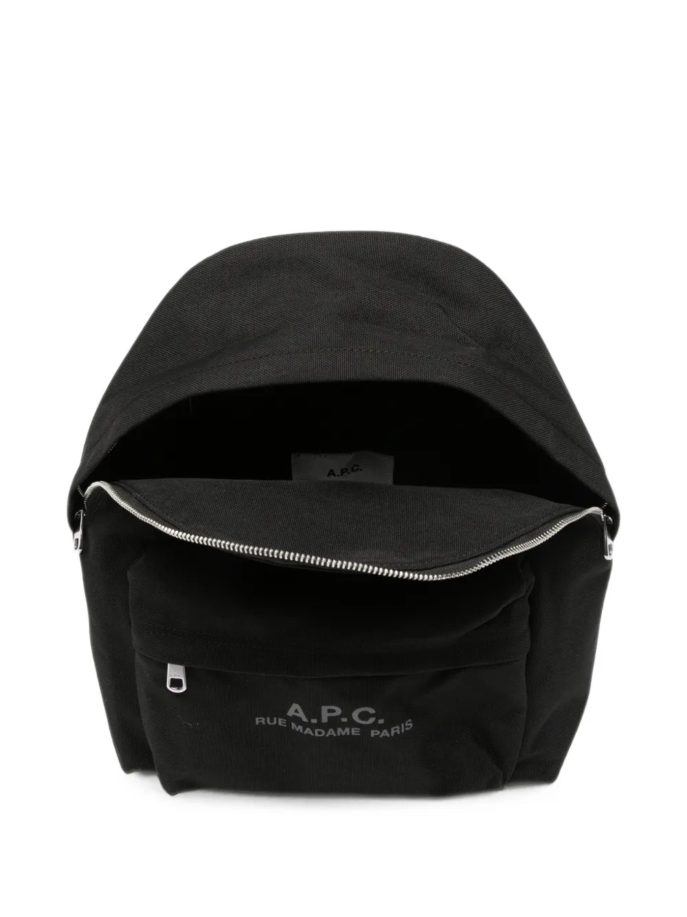 A.P.C. Rugzak met logoprint Zwart