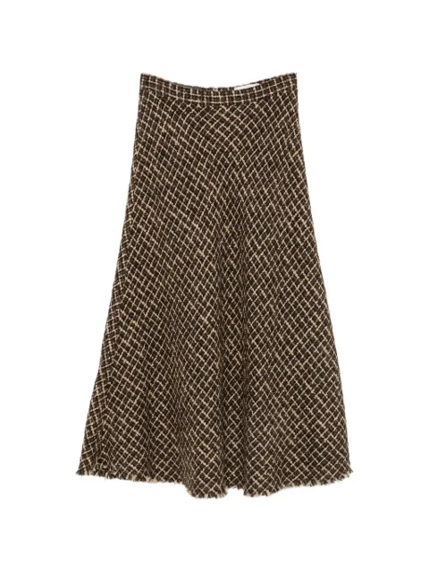 ANDIATA tweed midi skirt