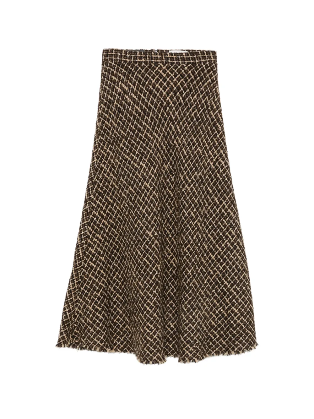 ANDIATA tweed midi skirt