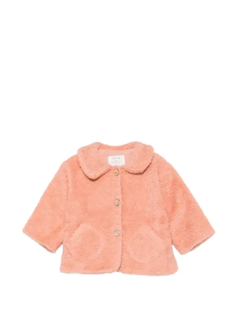 PLAY UP fleece button-front coat