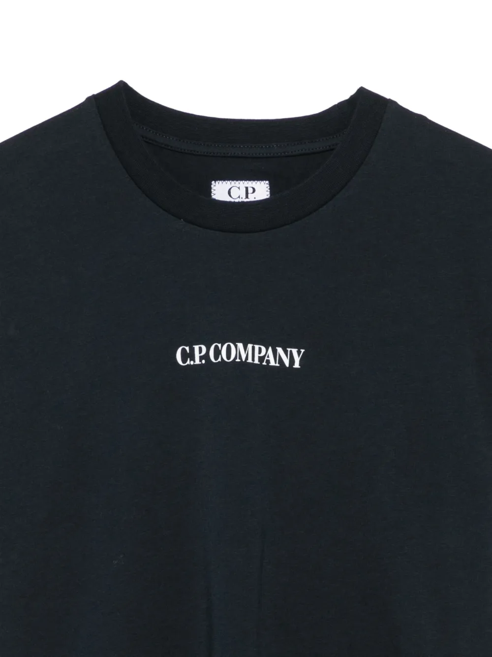 C.P. Company Kids T-shirt met logoprint Blauw