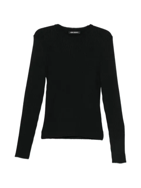 OUR LEGACY ribbed-knit sweater