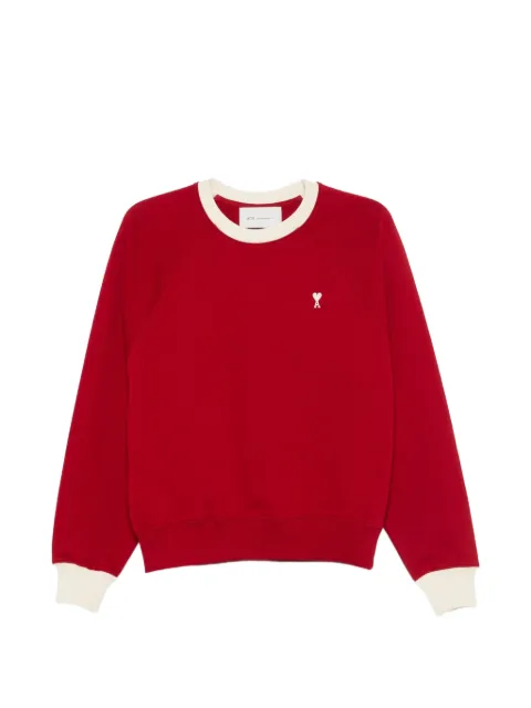 AMI Paris Ami de Coeur raglan-sleeve sweater