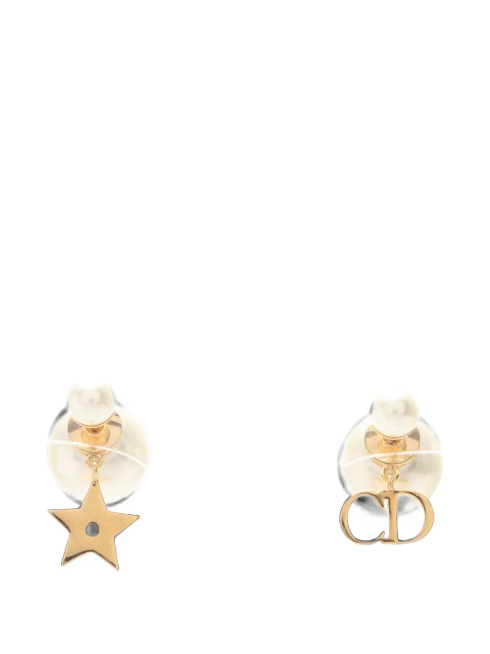 Christian Dior Pre-Owned 2010s CD logo earrings - Oro