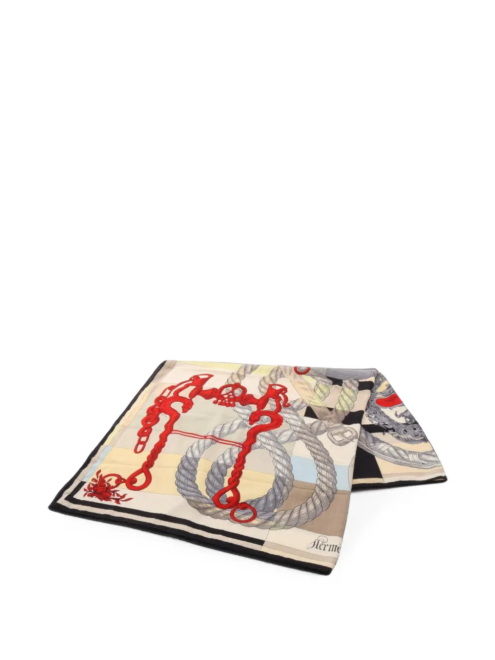 Hermès Pre-Owned 2000s Della Cavalleria scarf - Toni neutri