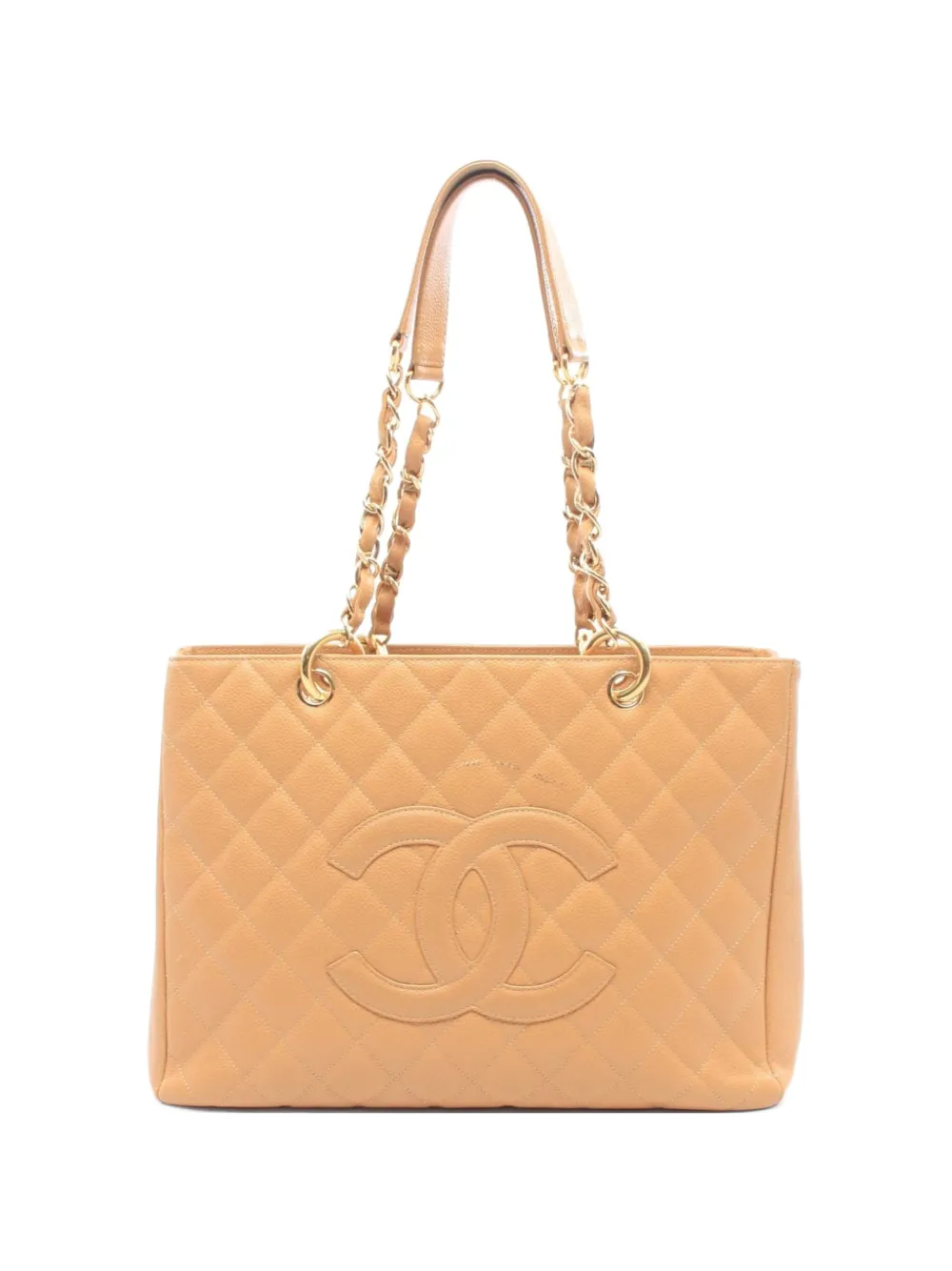 CHANEL Pre-Owned 2004-2005 Matelassé Grand Shopping tote bag - Toni neutri