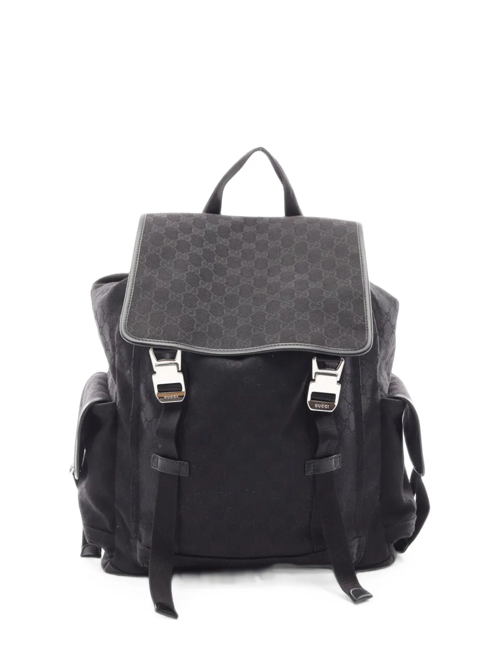Gucci Pre-Owned 2010s GG canvas backpack - Black