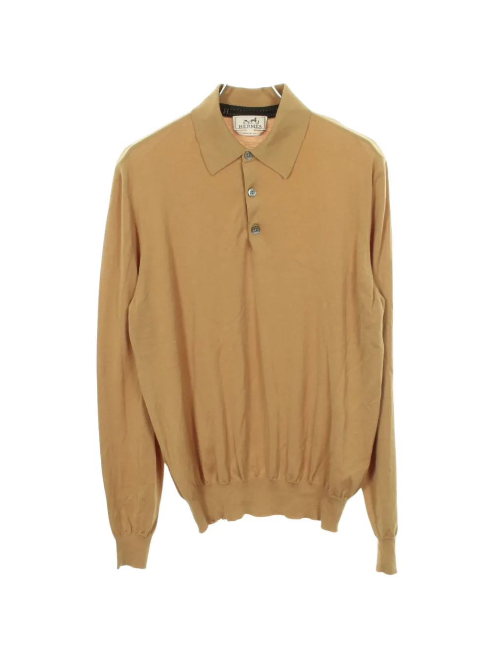 Hermès Pre-Owned 2010s long-sleeve polo shirt - Marrone
