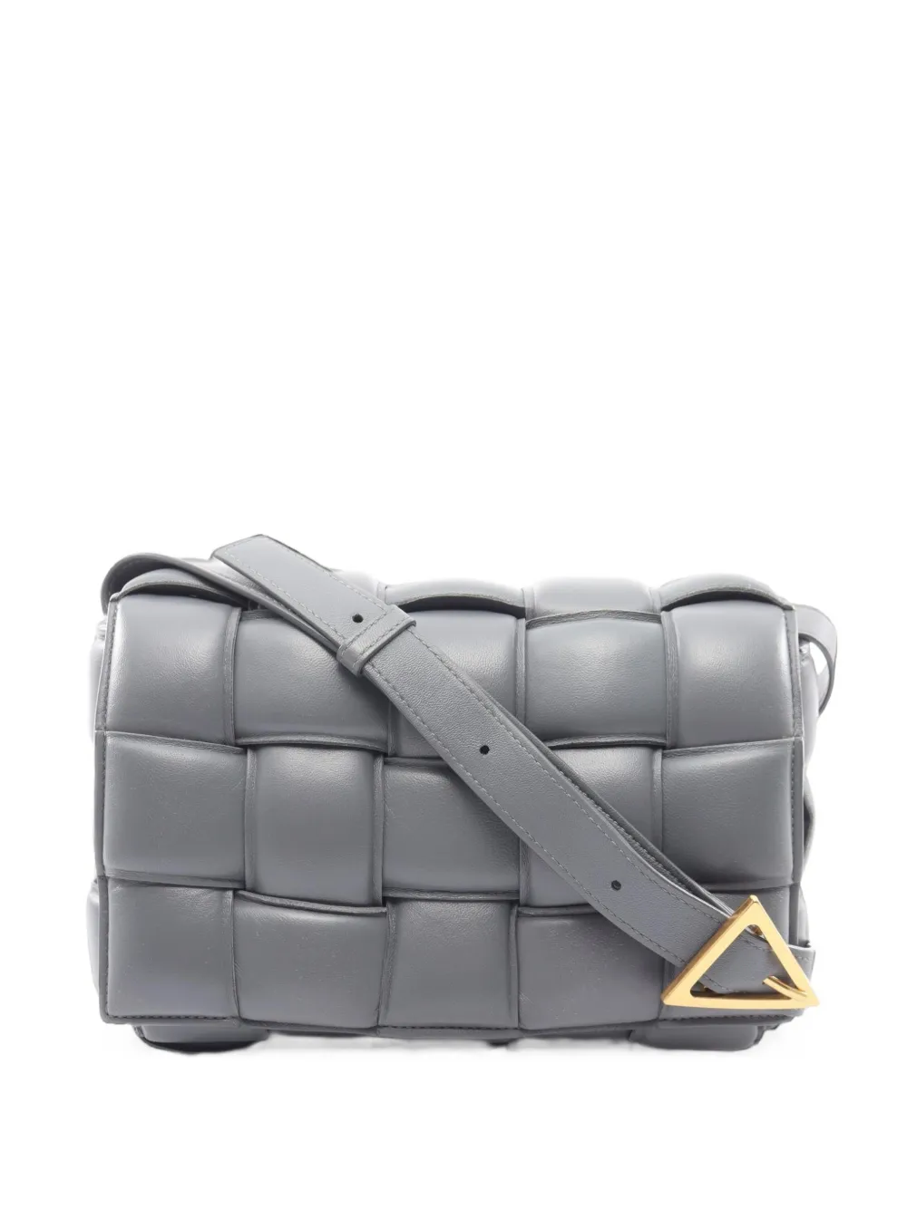 Bottega Veneta Pre-Owned 2010s Padded Cassette Intrecciato shoulder bag - Grigio