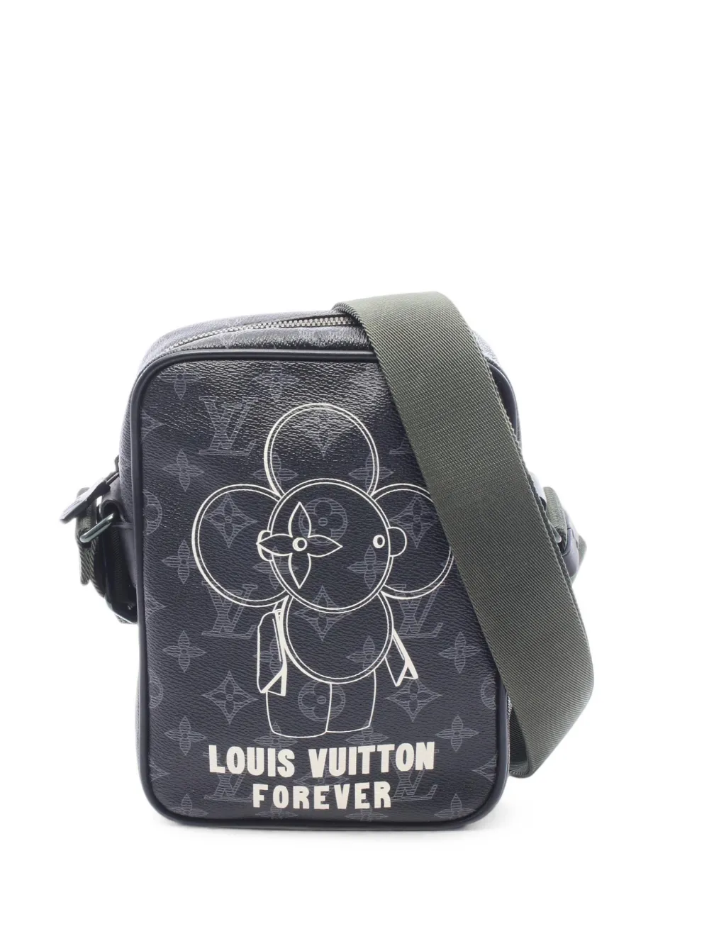 Louis Vuitton Pre-Owned 2018 PM Danube Vivienne Monogram Eclipse shoulder bag - Nero