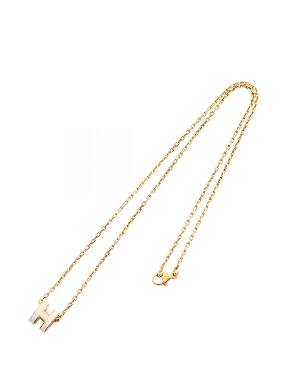Hermès Pre-Owned 2010s Mini Pop H necklace - Oro