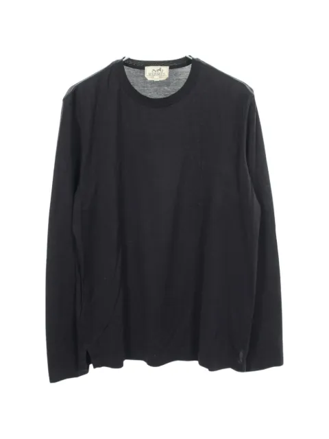 Hermès Pre-Owned 2010s H-embroidery T-shirt
