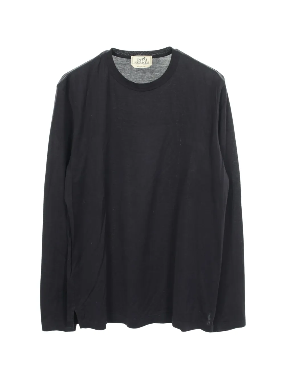 Hermès Pre-Owned t-shirt à logo H brodé (années 2010) - Noir