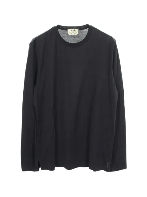 Hermès Pre-Owned 2010s H-embroidery T-shirt