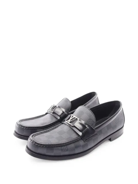 Louis Vuitton Pre-Owned 2020 Damier Graphite loafers