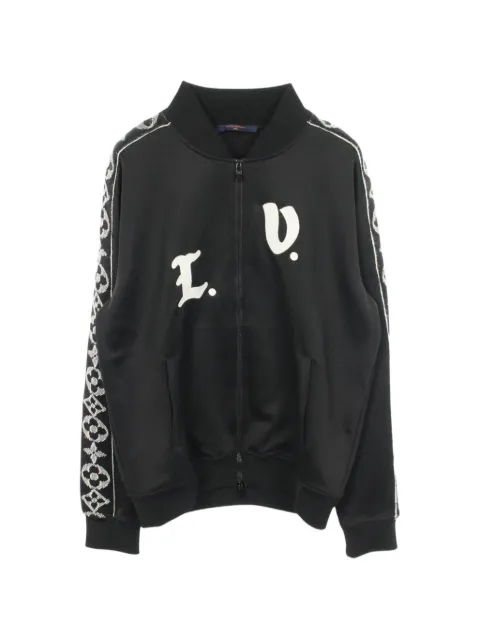 Louis Vuitton Pre-Owned 2010s Flower Band zip-up sweatshirt