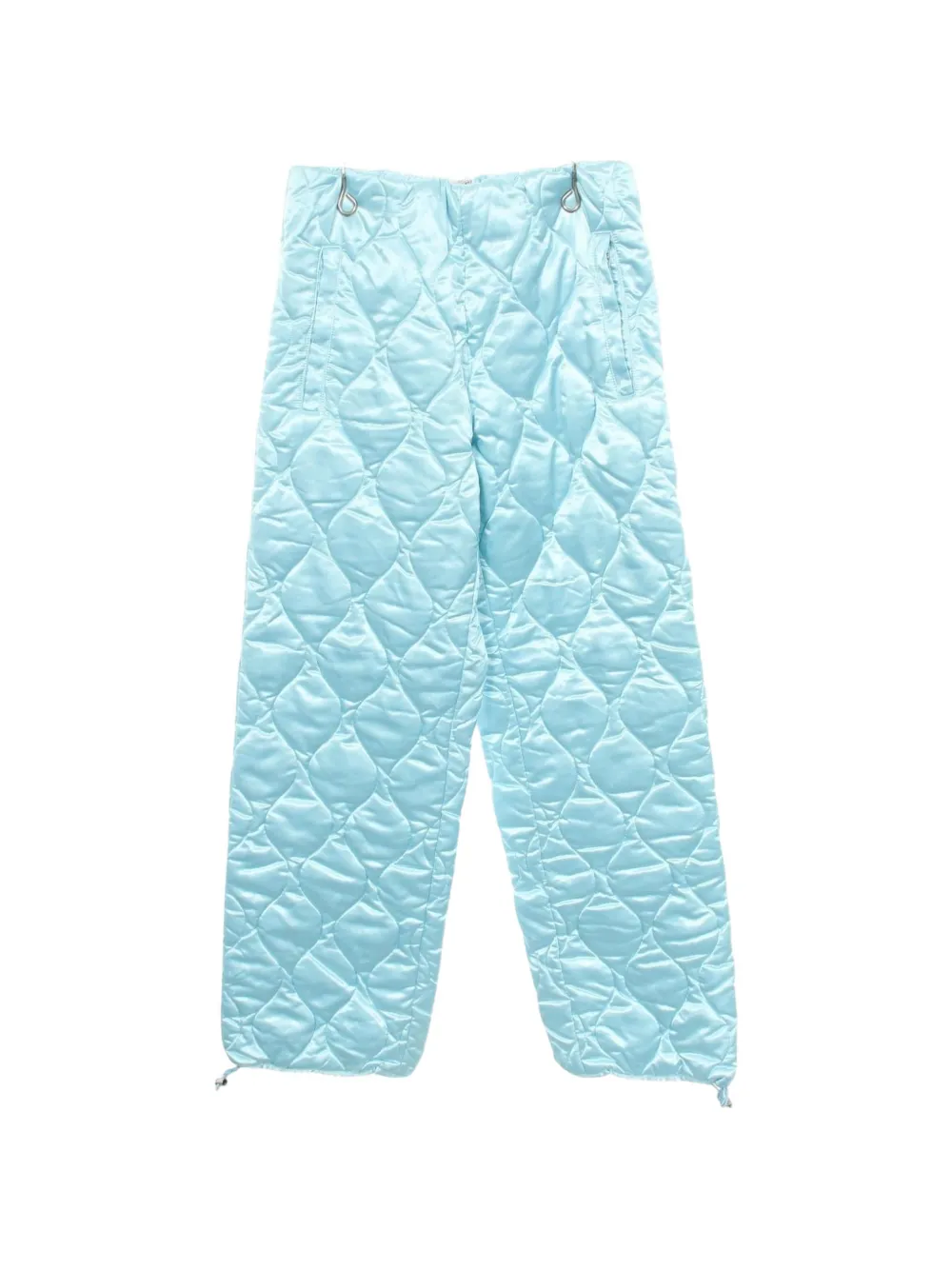 Miu Miu Pre-Owned pantalon matelassé (années 2000) - Bleu