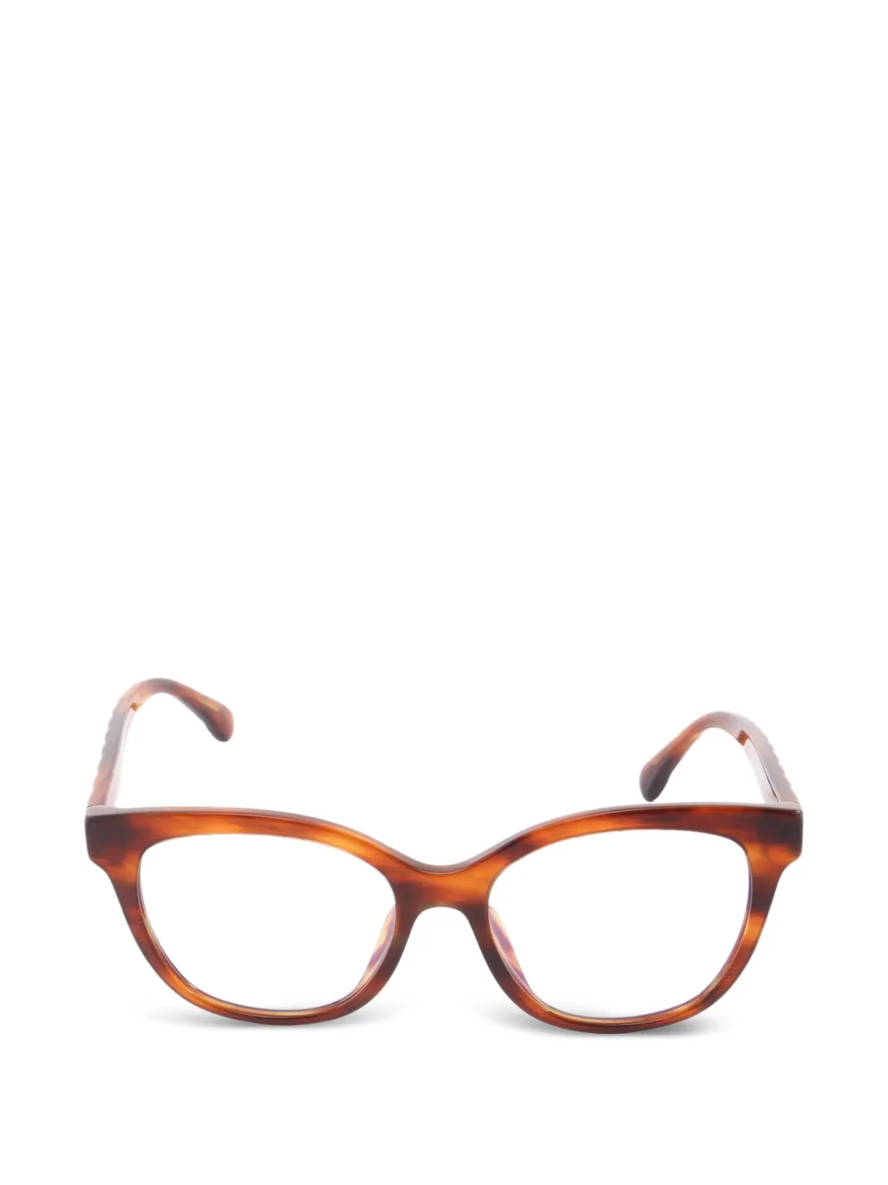 CHANEL Pre-Owned 1986-1988 Coco Mark frame-glasses - Marrone