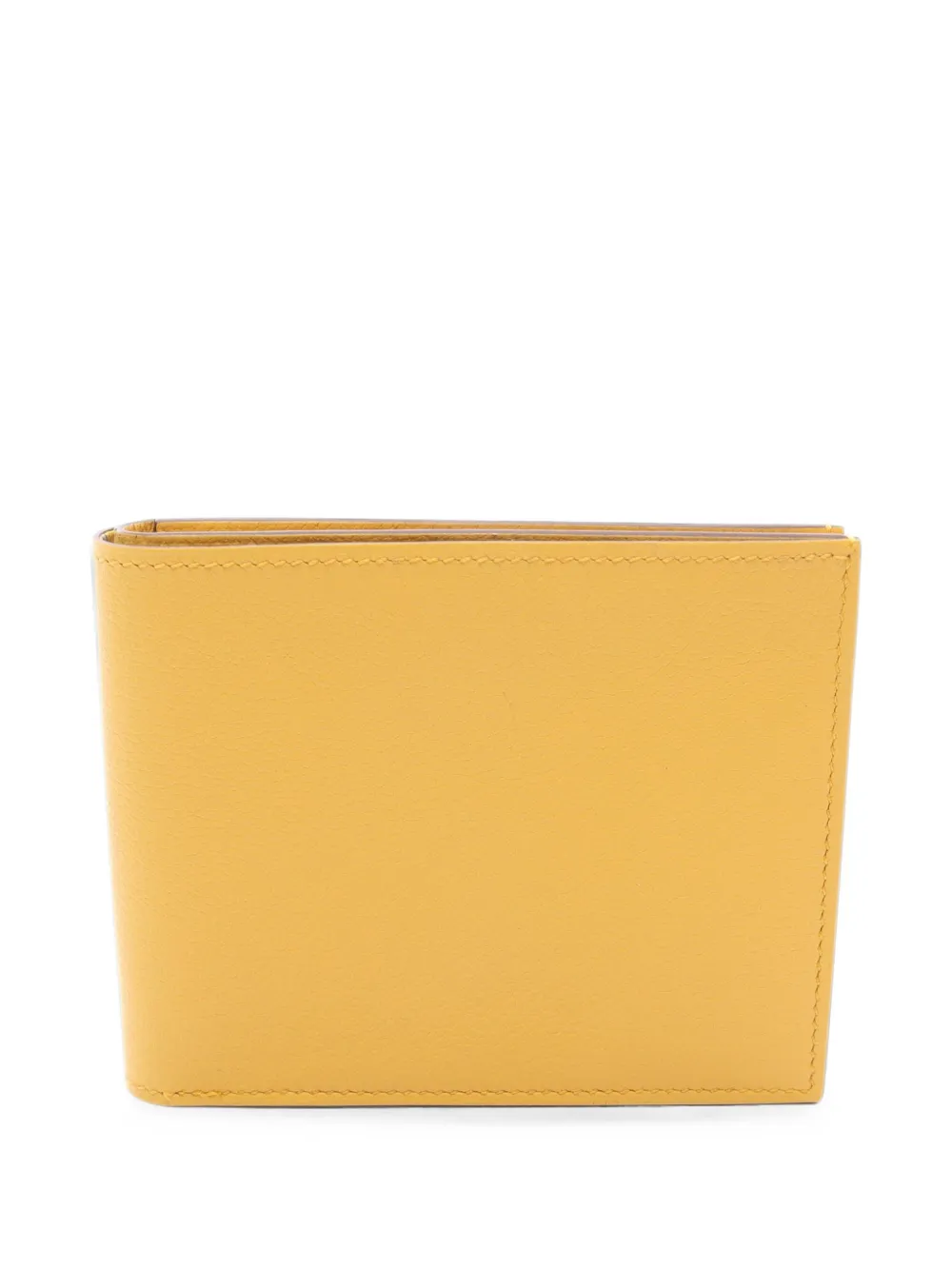Hermès Pre-Owned 2023 Citizen Twill Compact bi-fold wallet - Giallo