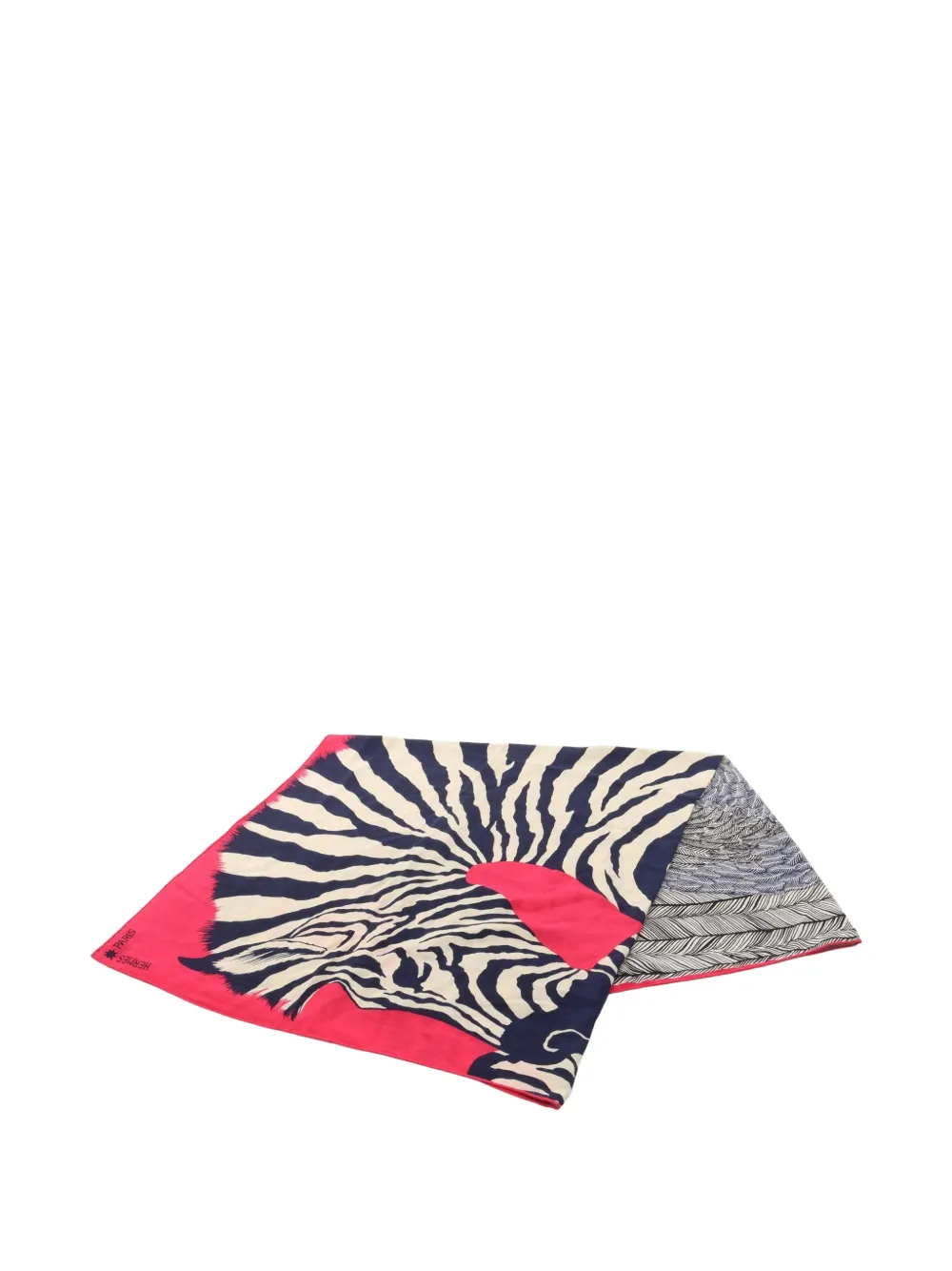 Hermès Pre-Owned 2010s Zebra Pegasus Schal - Rosa