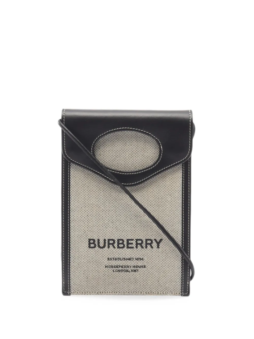 Burberry Pre-Owned 2010s logo-print phone case - Grigio