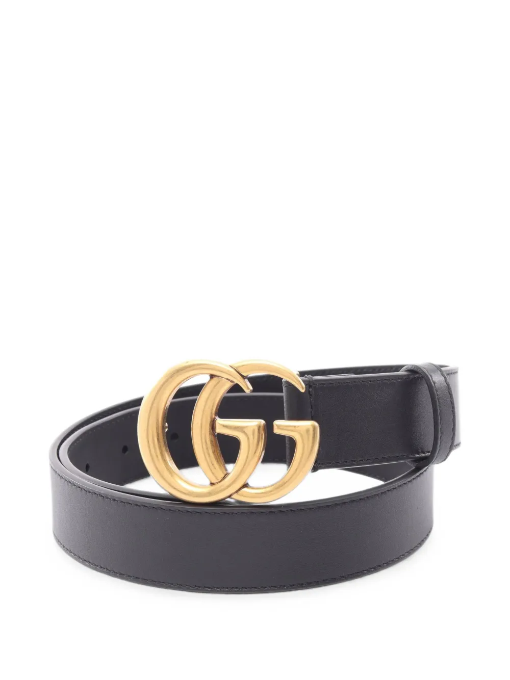 Gucci Pre-Owned 2010s GG Marmont belt - Nero