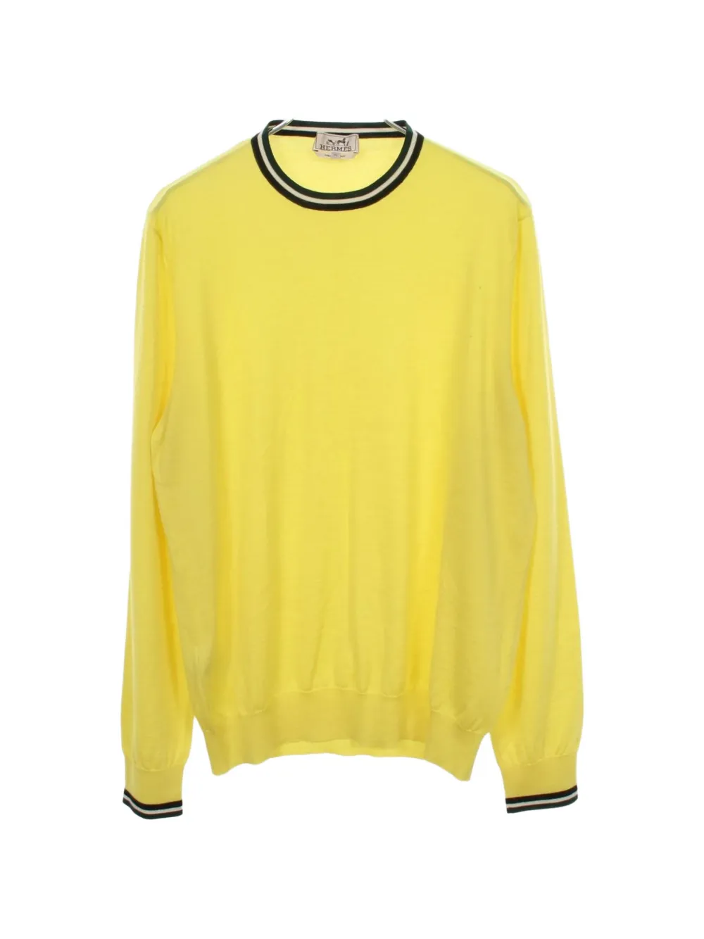 Hermès Pre-Owned 2000s long-sleeve sweater - Giallo