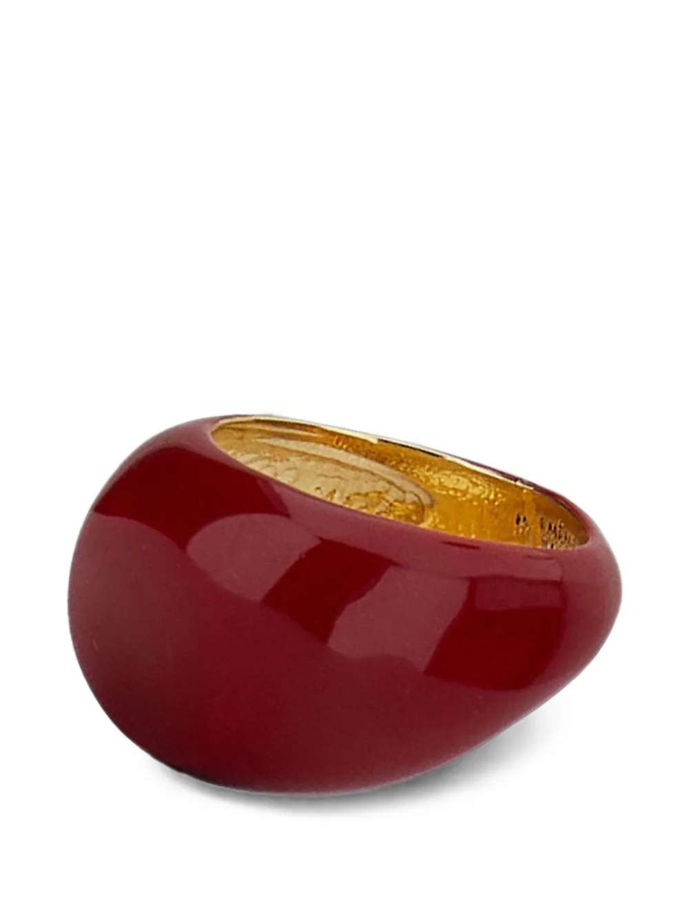 Moi Même Milano enamel chevalier ring - Oro
