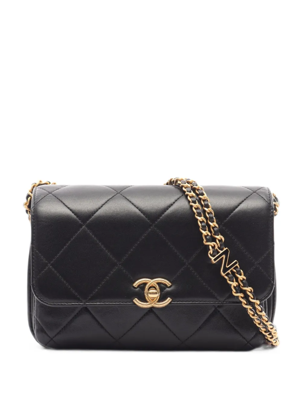 CHANEL Pre-Owned small matelassé flap shoulder bag - Nero