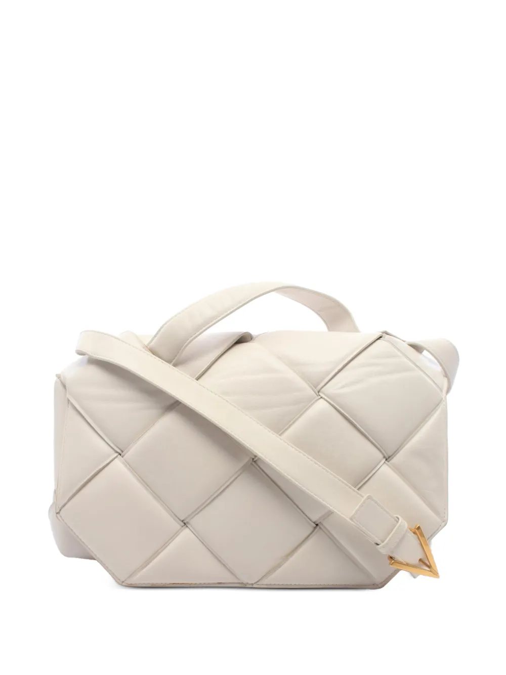 Bottega Veneta Pre-Owned 2000 Maxi Intrecciato Schultertasche - Nude