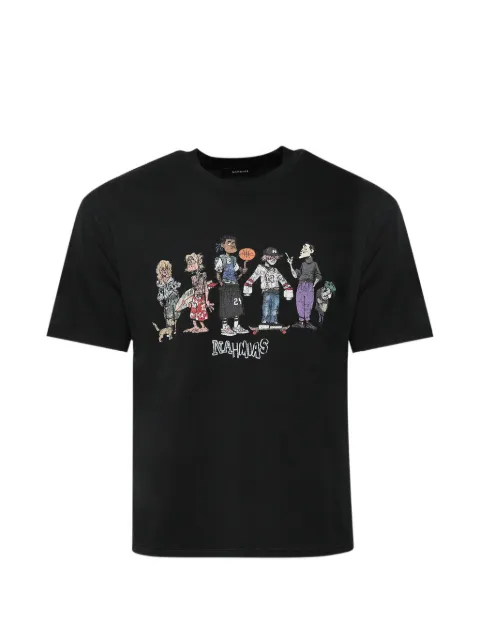 Nahmias Cartoon Warning boxy T-shirt