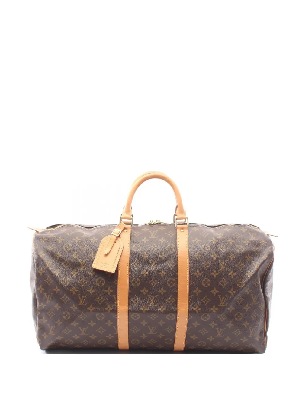 Louis Vuitton Pre-Owned 1995 55 Monogram Keepall Boston luggage - Brown
