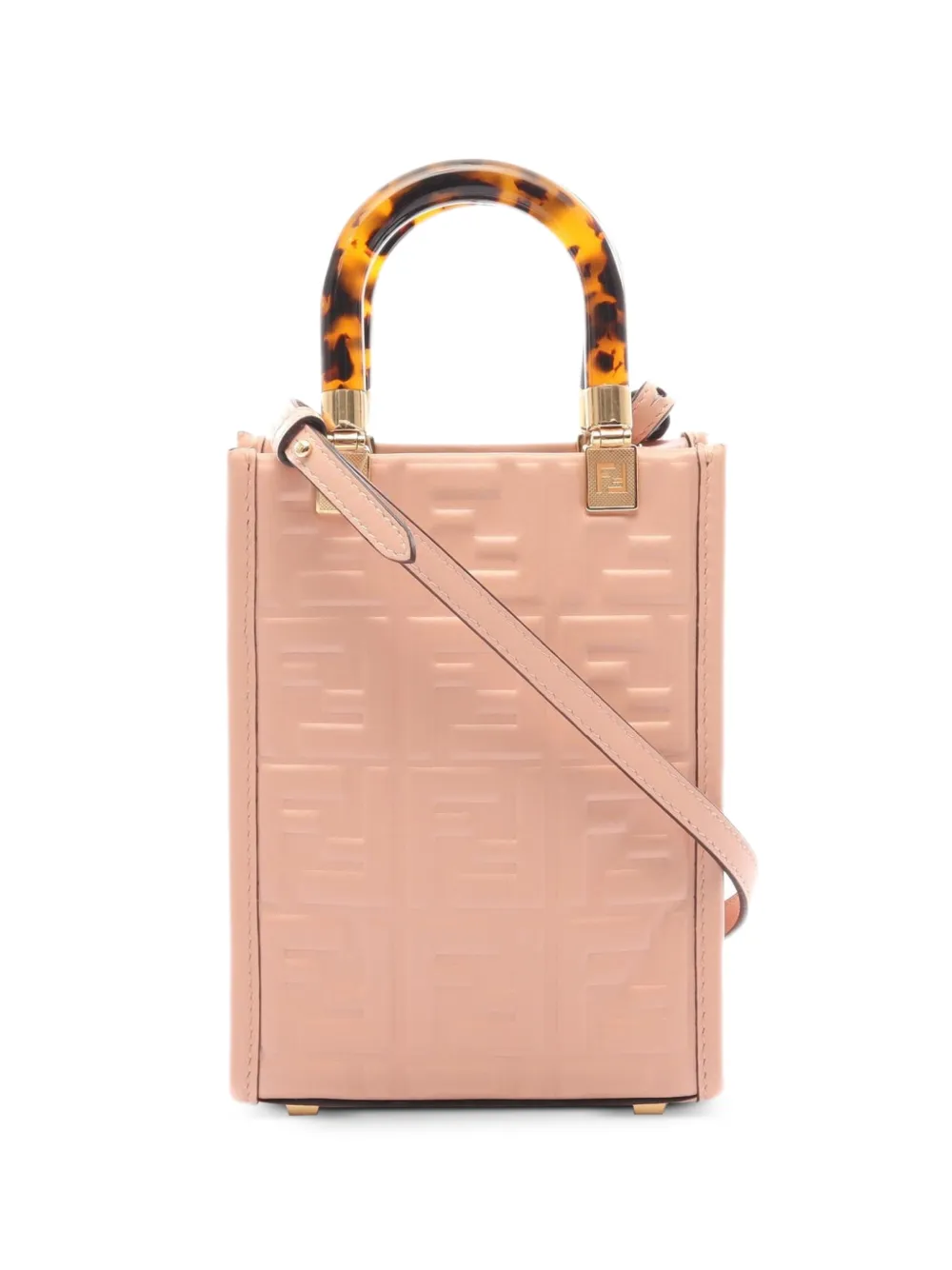 Fendi Pre-Owned 2010s mini Sunshine Tote Bag - Rosa